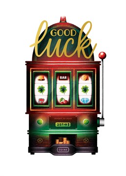 Wish them all the best with this timeless design and hopefully this slot machine will bring all the luck your loved ones need! Designed by Ian Owen, Folio