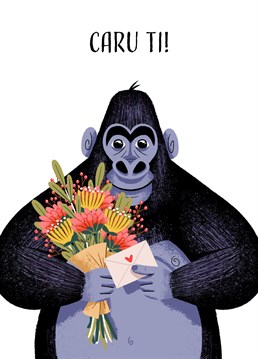 Even the toughest guys can show their softer side once in a while! Show someone you're bananas about them with this thoughtful Anniversary card. Designed by Ian Owen, Folio.