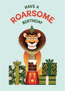 Our circus loving lion Leo is here to celebrate any youngsters birthday with his love of cake and candles!