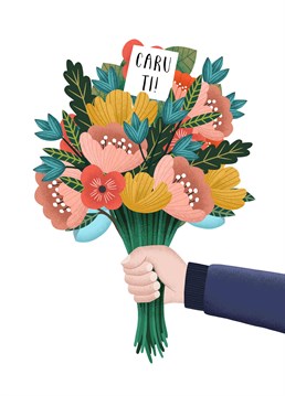Say thank you with this lovely Folio card and make sure you send the flowers to match!