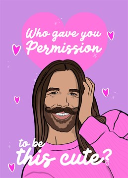 Confidence is always sexy! We know who's on your vision board and they deserve to know with this adorable Queer Eye inspired Anniversary card.