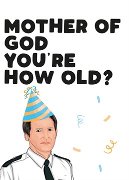 The perfect birthday card for any line of duty fan