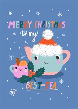 Send this lovely Christmas card to your best friend! It will definitely put a smile on their face!