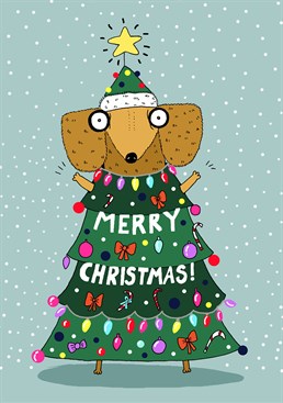 If we had a choice between a real Christmas tree and this cute guy, there would be no competition! Send this super cute card from Forever Funny to make their day!