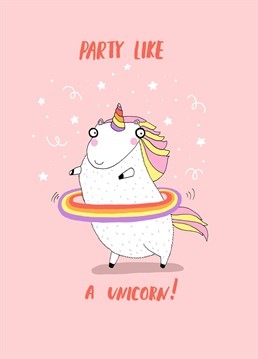 I've heard unicorns party pretty hard! Wish them a magical birthday with this cute Forever Funny card.