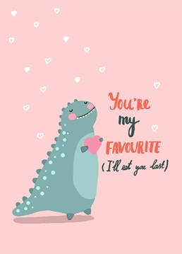 Are they absolutely scrumptious? Then send them this adorable Valentine's Anniversary card by Forever Funny.