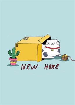 We hope it's better than a cardboard box! Say congrats on their new home with this cute card by Forever Funny.