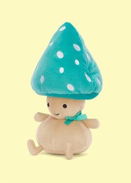 <ul>    <li>Wow, what a fun-guy!</li>    <li>Fun Guy Bertie by Jellycat is by FAR one of the cutest in the collection. Picked straight from his woodland home, this magical mushroom makes a very sweet n squishy gift for a loved one.</li>    <li>With silky soft exterior, a smart satin bow and of course, a speckled blue hat, Bertie is one cute and cuddly fungus friend you'll definitely want to stick around your home!</li>    <li>Dimensions: 17cm high, 9cm wide</li></ul>