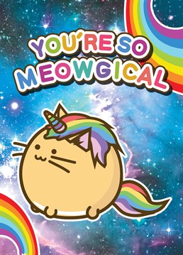 Congratulate someone on their birthday for being a magical person with this card designed by Fuzzballs.