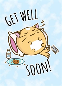 Say get well soon to your favourite person with this card designed by Fuzzballs.