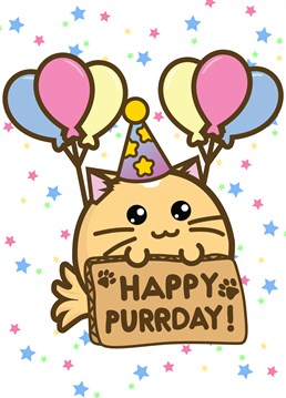 Send this adorable little furball to wish them a Happy Birthday. Designed by Fuzzballs.