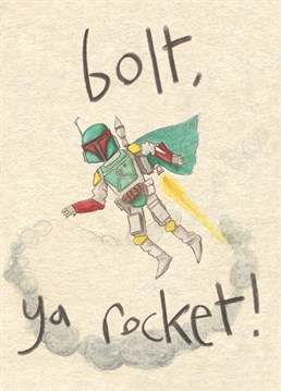 No someone who's a Boba Fett fan? Of course, because he's a bad ass. Star Wars inspired design by The Grey Earl.