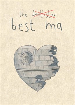 See what we did there? Only a Star Wars obsessed Mum will truly appreciate this masterpiece. Mother's Day design by The Grey Earl.