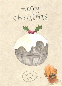 Christmas pudding trickery in the form of the death star! Designed by The Grey Earl.