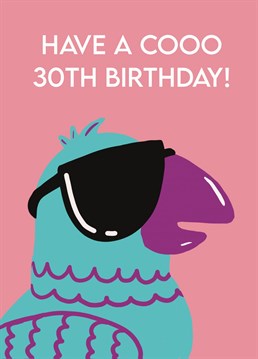 Say happy birthday to a coo guy or girl with this bird-rilliant card! Another cute, cool and funny card from Emma TK Designs!