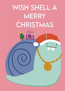 We wish shell a Merry Christmas with this fun card  Another cool, cute and funny card from Greetings Humans!