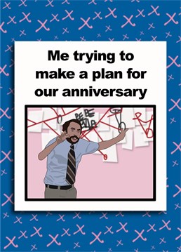 It doesn't take much for Charlie Day to get frustrated but making big plans for a big anniversary day is definitely putting him over the stress threshold.