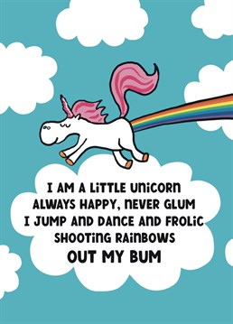 I am a little Unicorn... a silly funny poem to bring a smile to someone's face