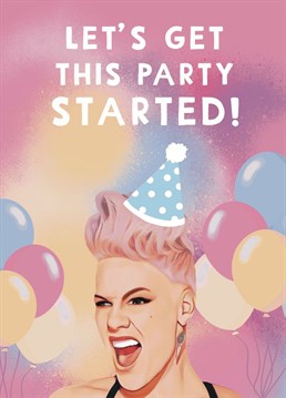 Send birthday wishes and party vibes from the most awesome and brilliant Pink