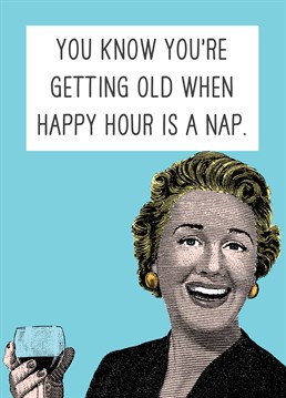 This Scribbler card is perfect for those celebrating their birthday and just can't handle the drinking sessions anymore.