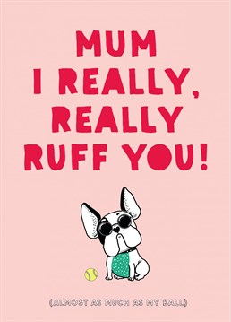 Fun colourful card for mum's perfect for Mother's Day or Birthday