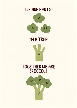 For the broccoli lovers out there :) Say hello with this cute card by HandsOffMyDinosaur.