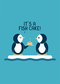 A birthday card for penguin lovers.