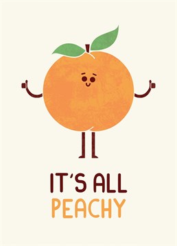 It's all good! Trust the peach!