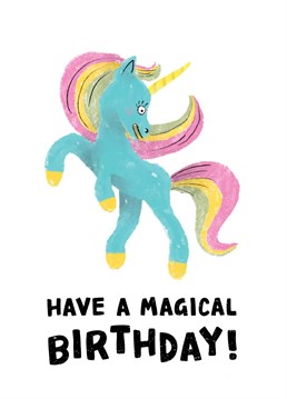 For little and big kids alike, wish someone a magical birthday with this design from Hannah Boulter
