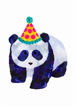I hope you sent this little Panda an invite to the party! Wish them a very happy birthday with this cute card by Holly Collective.