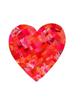A valentine's Anniversary card featuring a romantic heart designed by Holly Collective.