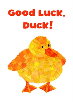 Say good luck with this card designed by Holly Collective.