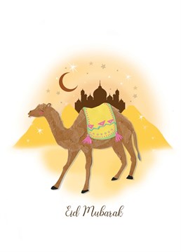 Celebrate Eid with this fun Camel Card and wish your loved ones wonderful celebrations!