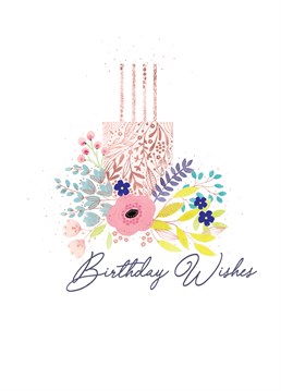 Wish your friends or family a very Happy Birthday with this lovely card by Scribbler.