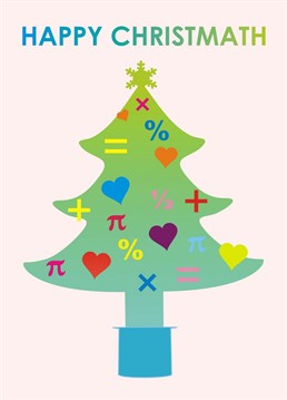 The perfect Christmas card for mathematicians to puzzle over. Card design by Heidi Sturgess.