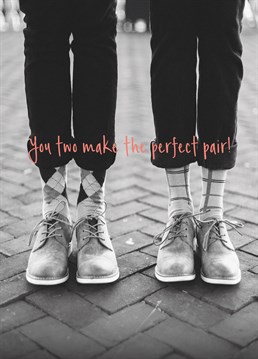 They make the perfect pair and you're not even mad about it! Send the perfect Engagement card from Huetribe to the perfect couple!