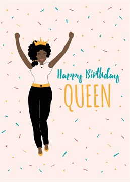Send this cute HueTribe design to a badass birthday queen and make her feel like the luckiest girl on the planet on her special day.