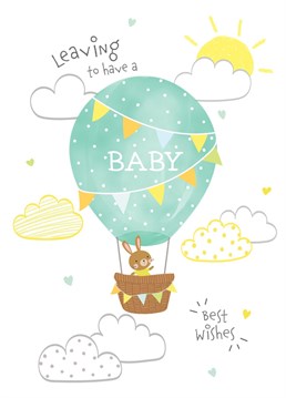 Send this card to a mother to be who is about to embark on maternity leave and welcome a cute little one into the world. Send her love and best wishes with this adorable card.