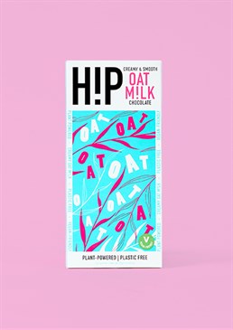 <ul>    <li>It&rsquo;s the OG flavour!&nbsp;</li>    <li>Single origin Columbian cocoa 41%&nbsp;</li>    <li>70g of creamy oat milk goodness&nbsp;</li>    <li>100% slave free product&nbsp;</li>    <li>Suitable for vegans&nbsp;</li></ul><p>H!P Chocolate tastes EXACTLY like a regular creamy milk chocolate but the catch is, it's 100% vegan and diary-free - pure and simple!&nbsp;<br /><br />At H!P they care as much about providing ethically-sourced chocolate as they do ensuring it's a delight for the taste buds. H!P use a family-owned business in Bogota, Colombia for their cocoa, their packaging is plastic-free and they use sustainable oat milk so you can feel smug knowing your chocolate bar is completely ethically-sourced. In case you didn't already know, it's hip to help the planet!&nbsp;<br /><br />Please be aware this product is made on equipment which processes milk, soy, gluten, peanuts and other nuts.&nbsp;</p>