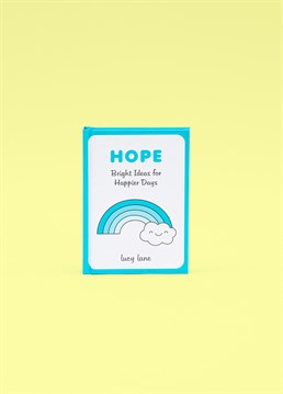 Hope: Bright Ideas For Happier Days. Send them something a little cheeky with this brilliant Scribbler gift and trust us, they won't be disappointed!