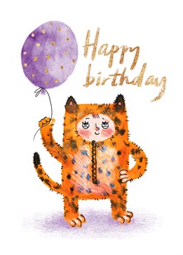 Say "Happy Birthday" to your little sweet jaguar with this sweet card by Dina Usmandi. Created in collaboration with ILLO Agency.