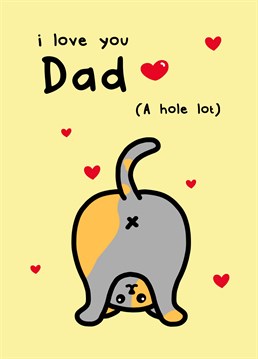 Send a hole lotta love to your long-suffering Dad on Father's Day with this funny Innabox design.