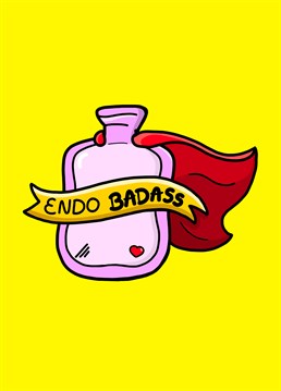 Send this supportive design to a total superhero dealing with endometriosis. This card by Innabox is from their brilliant new range aimed at sufferers of chronic and invisible illnesses.