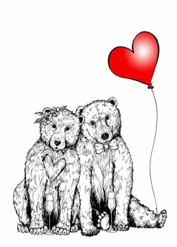 Give someone you want to give a bear hug to this Anniversary card and hope for the best. A Anniversary card designed by Ink Inc.