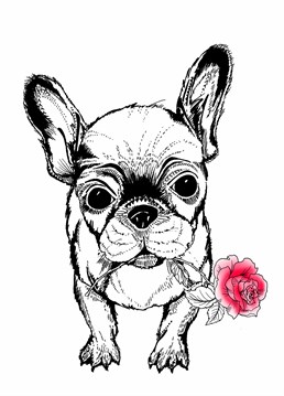 Send this adorable valentine's day Anniversary card to a dog love and watch them go barking made. A Anniversary card designed by Ink Inc.