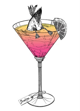 This duck couldn't wait to go head first into this delicious cocktail! This Birthday card from Ink Inc is perfect for any cocktail lovers or ducks in your life!