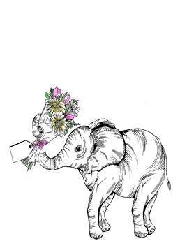 These flowers are perfect for any occasion. Send this Inc Ink card to a wildlife lover!