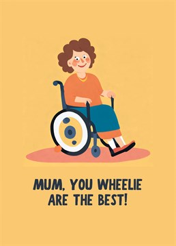 Let your Mum know how amazing she is with this funny and cute pun Mothers Day card