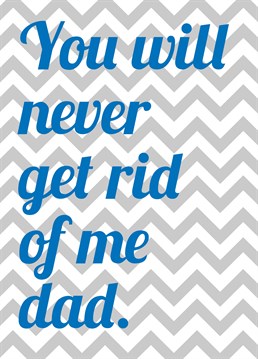 This brilliant Father's Day card by Scribbler is the best way tell him the truth!