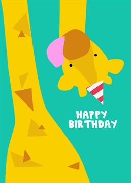 Doesn't he look adorable in this hat?! Send this cute Jolly Awesome Birthday card to someone on their special day.
